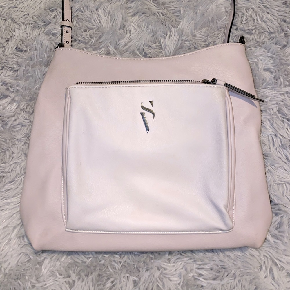 Vera Wang Simply Light Purple/Grey Crossbody Bag